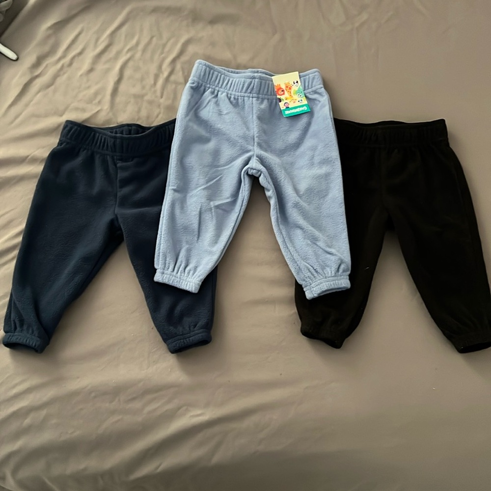 3-Piece Fleece Pants 6-9 mo